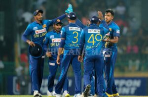 Zimbabwe vs Sri Lanka T20i first win for Sri Lanka - Team Celebration
