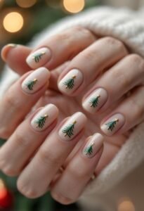 Christmas nail art