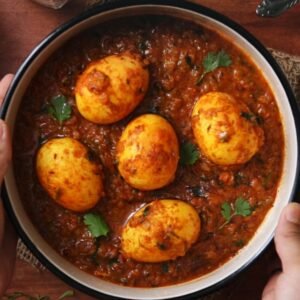 South Indian egg curry